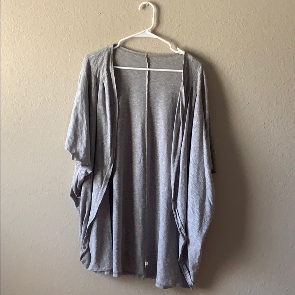 Light-weight gray cardigan